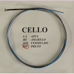 Corda Violoncelo Cello Mauro Calixto Dó - Preto Corda Violoncelo Cello Mauro Calixto Dó - Preto